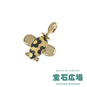 飛行機&フラワーモチーフ ペンダントヘッド