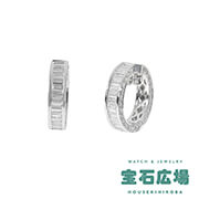 バゲットダイヤ・ダイヤ フープピアス