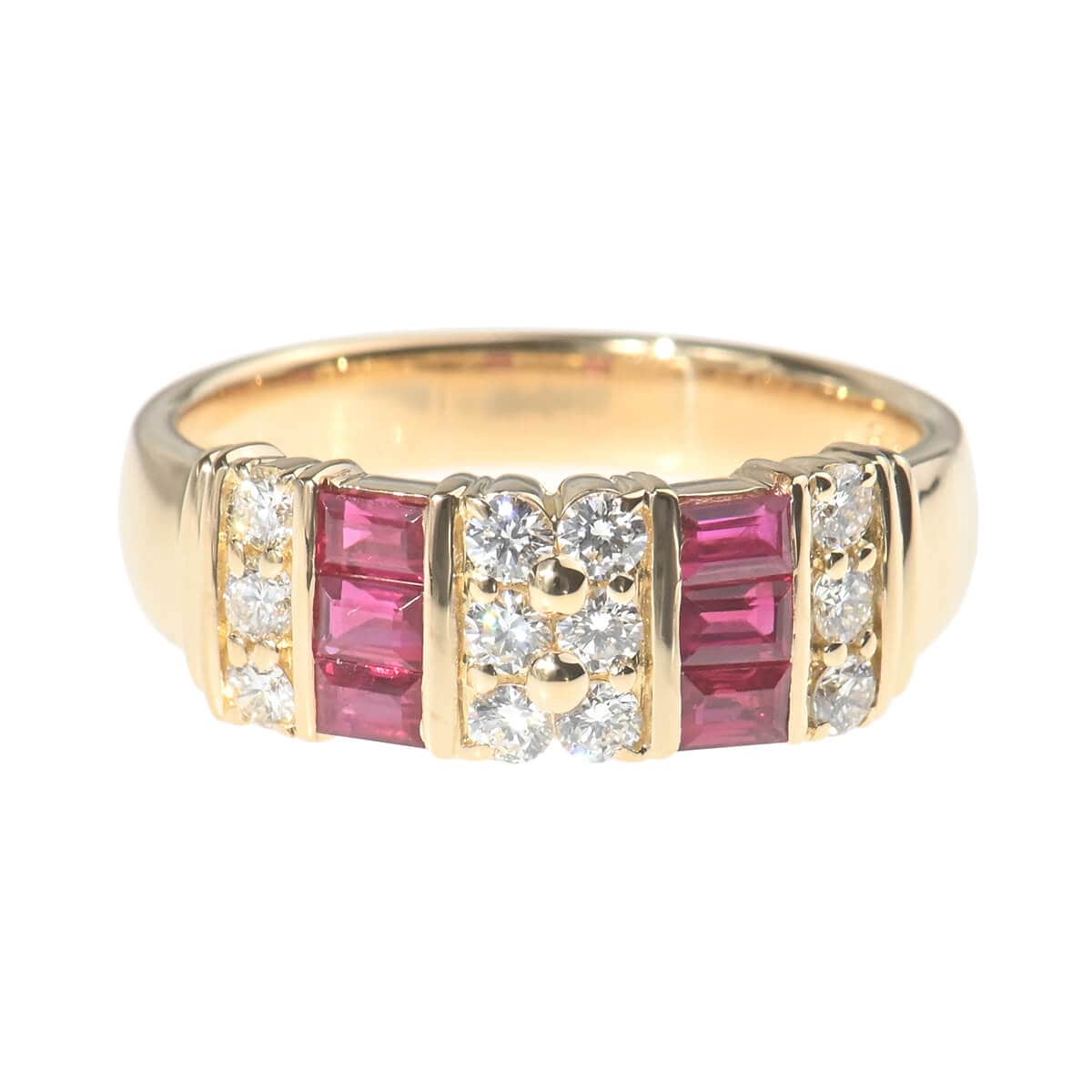 ひろりん様 ルビー原石♡キラキラNo.850 K72348DIRU ルビー・ダイヤ リング 中古 ｜ SUWA | 腕時計の