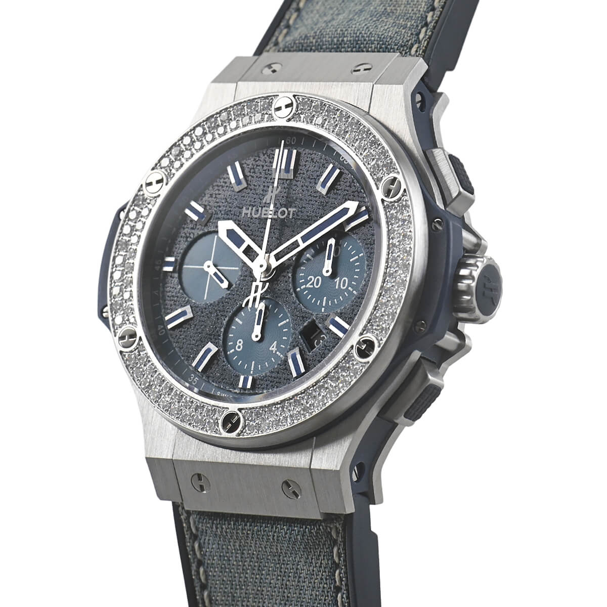 バ*ン様 超美品/ウブロ/ビッグバンジーンズ純正ダイヤベゼル/日本限定モデル腕時 バ*ン様 超美品/ウブロ/ビッグバンジーンズ純正ダイヤベゼル