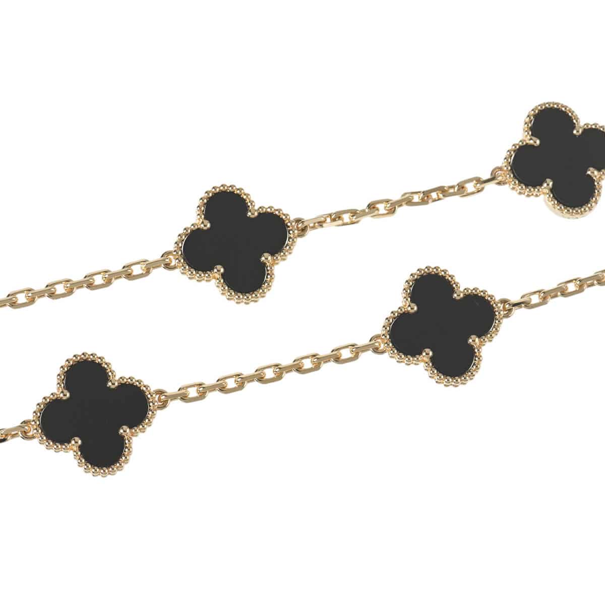 VCARA42700 ヴィンテージアルハンブラ 10モチーフ オニキス