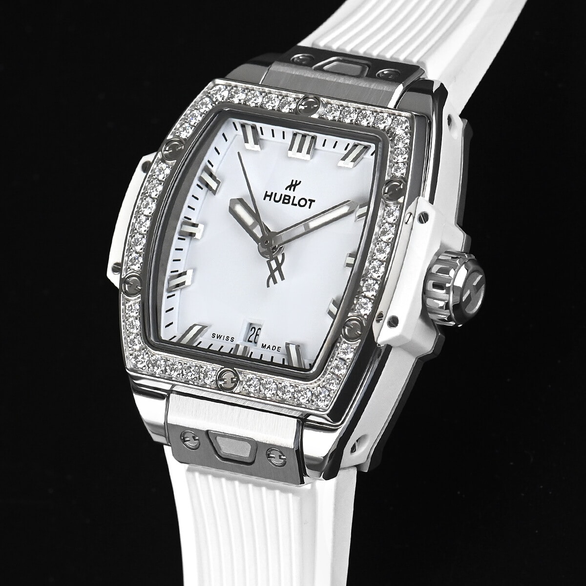 HUBLOT Spirit of Big Bang Steel White Diamond 682.SE.2010.RW.1204 SW15670
