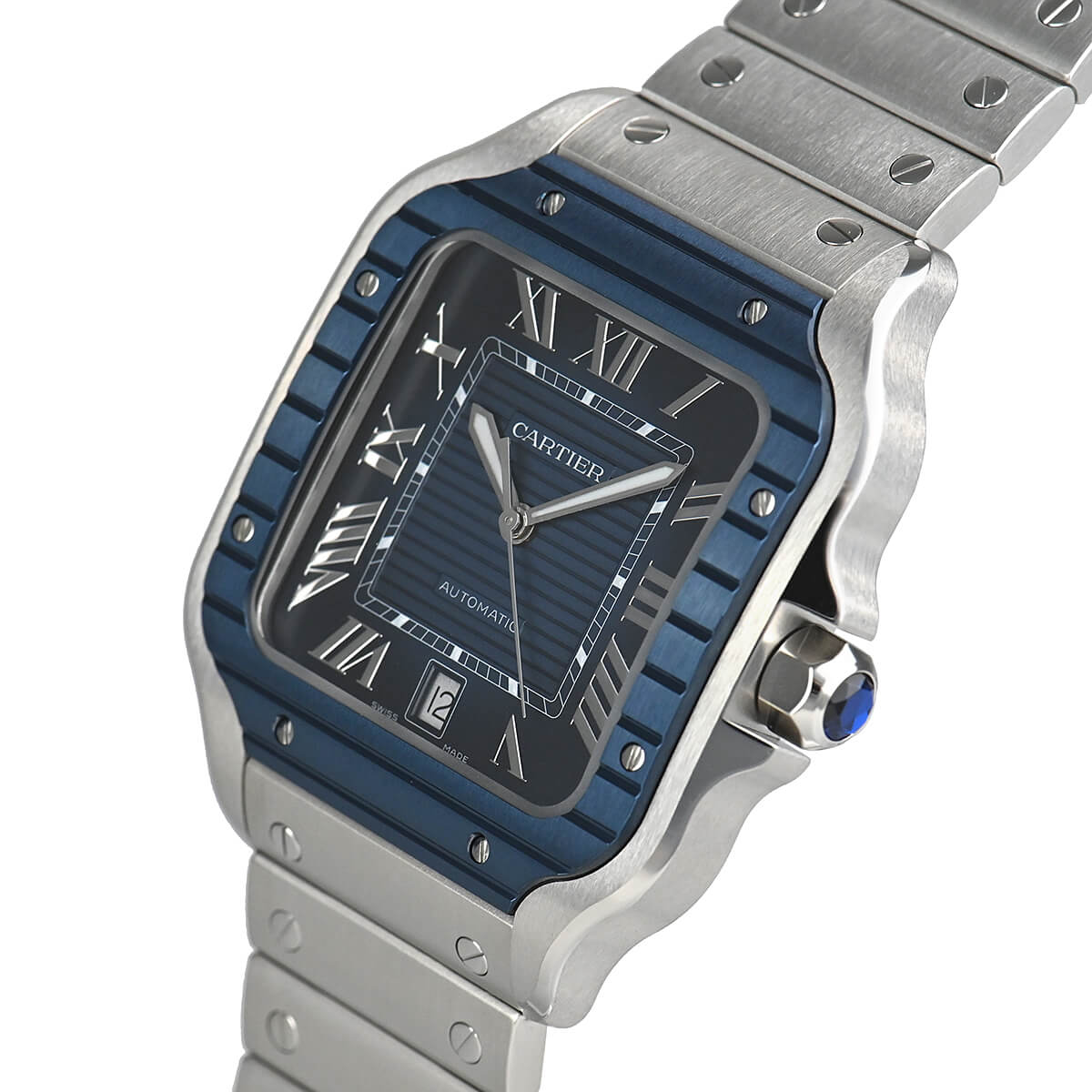 サントス ドゥ カルティエ LM Ref.WSSA0048 品 メンズ 腕時計