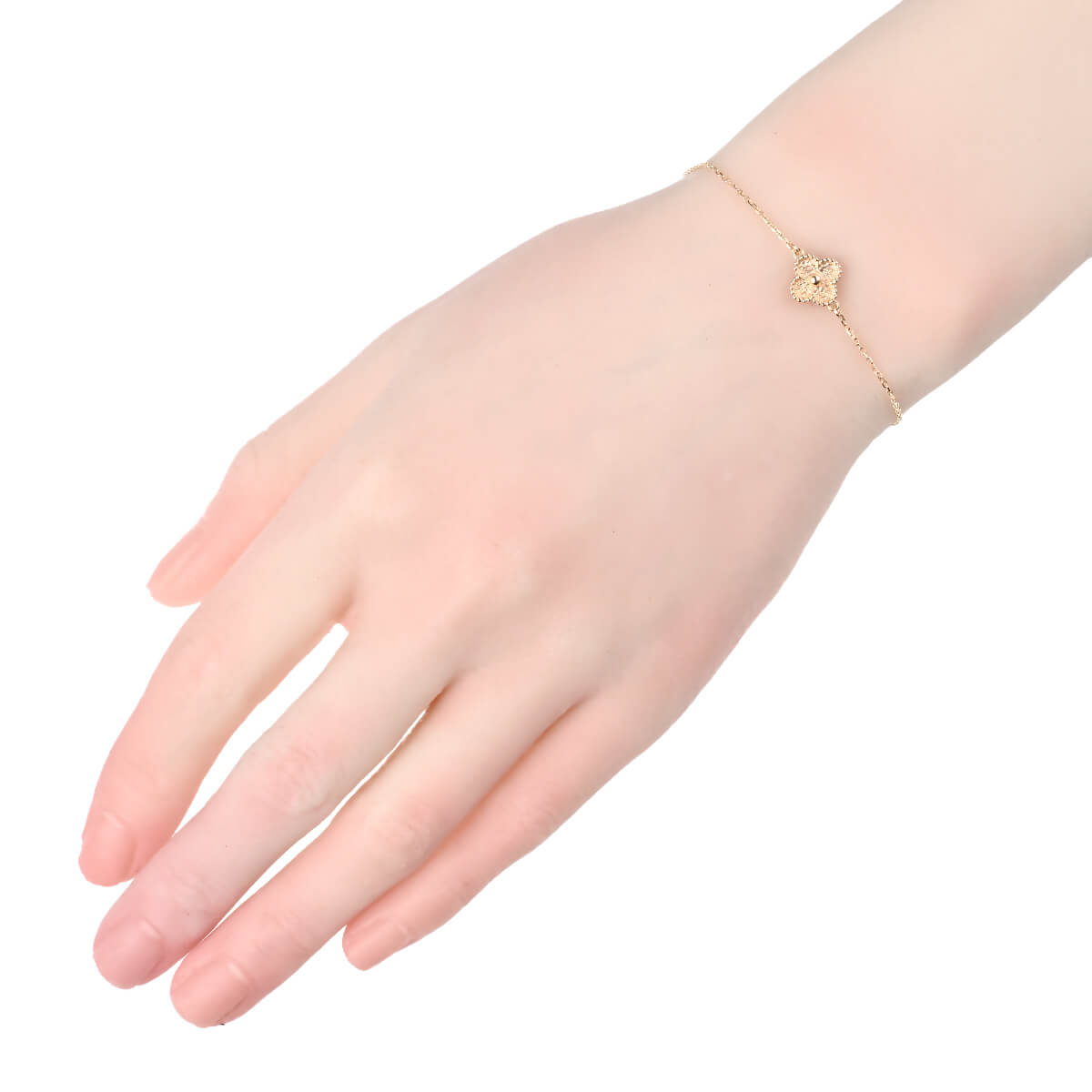 【新品仕上げ】VCA スウィートアルハンブラ ブレスレット　RG 新品仕上げ】VCA スウィートアルハンブラ ブレスレット RG