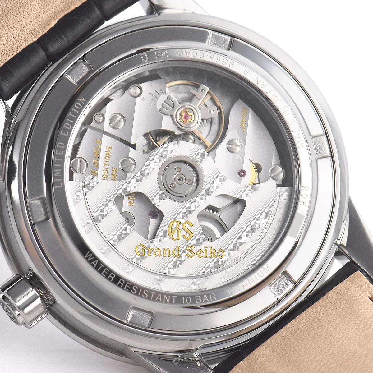 セイコー SEIKO 初代グランドセイコー リミテッドコレクション2017 世界限定968本 SBGR305 チタン 自動巻き メンズ 腕時計