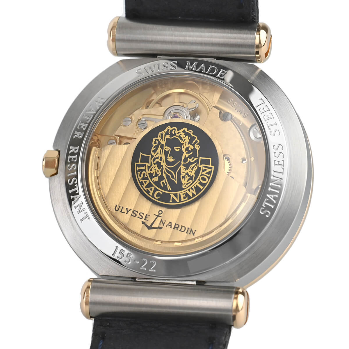 ユリス・ナルダン ニュートン 腕時計 時計 ステンレススチール 155-22 自動巻き メンズ 1年保証 Ulysse Nardin