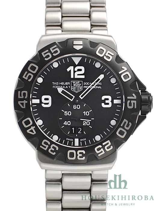 【117822】TAG HEUER タグホイヤー  WAH1010 フォーミュラ1 グランドデイト ブラックダイヤル SS クオーツ 当店オリジナルボックス 腕時計 時計 WATCH メンズ 男性 男 紳士
