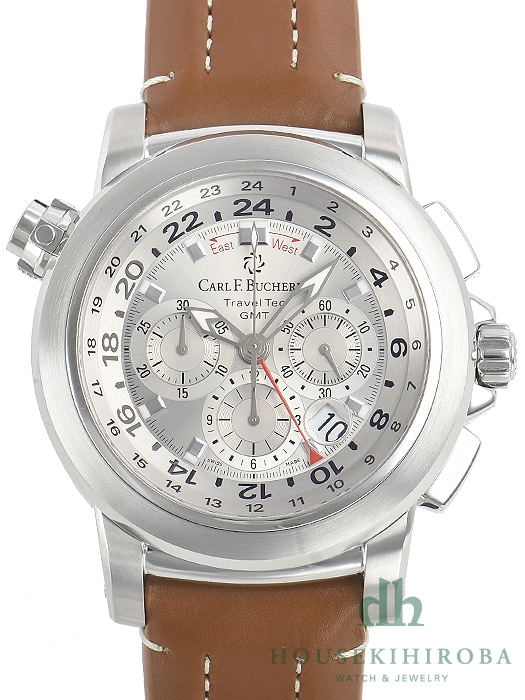 ブヘラ パトラビ GMT クロノグラフ デイト メンズ 腕時計 - 腕時計 