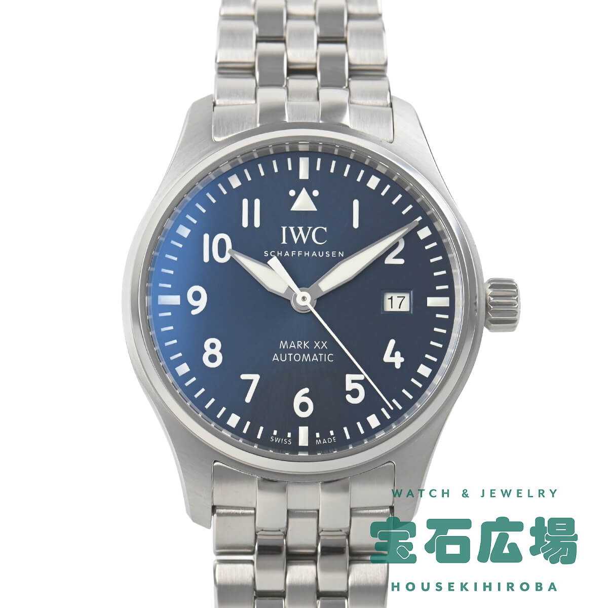 IWC パイロットウォッチ マーク XX IW328203 中古 メンズ IW328203 ブルー IWC パイロットウォッチ マーク XX 中古 | 東京