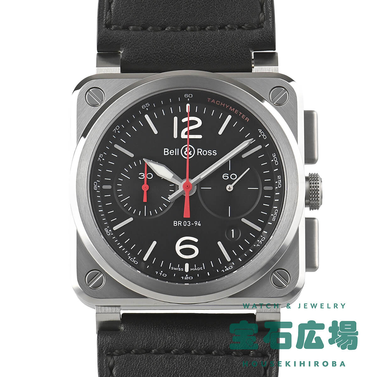 BR-03 CHRONO BLACK STEEL