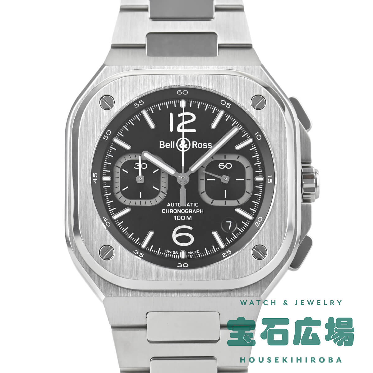BR 05 CHRONO BLACK STEEL