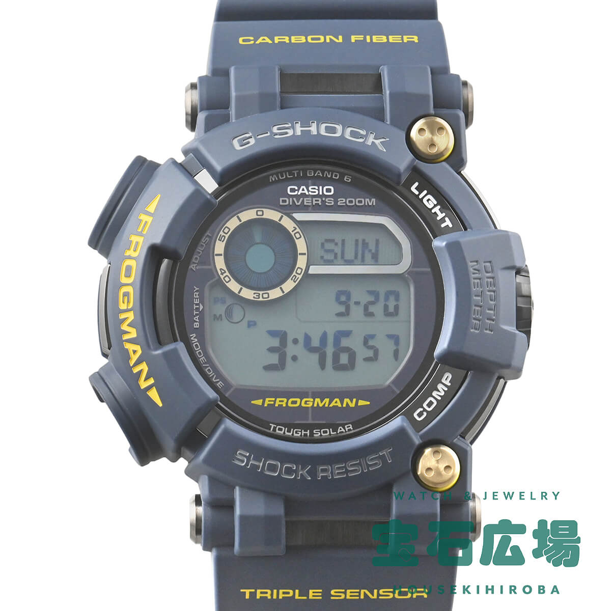 G-SHOCK MASTER OF G FROGMAN �}�X�^�[�E�C���E�l�C�r�[�u���[