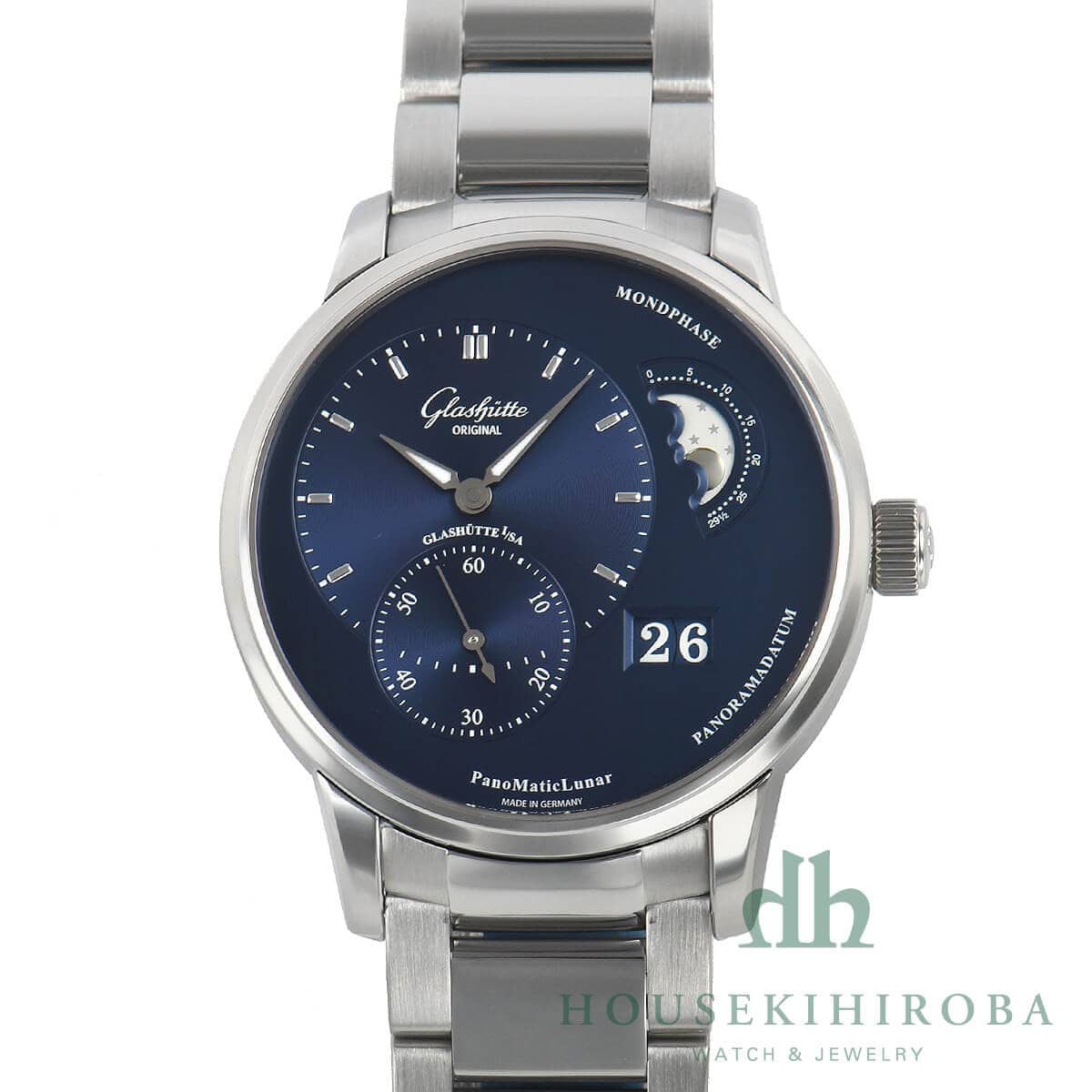 グラスヒュッテ オリジナル GLASHUTTE ORIGINAL 1-90-02-46-32-61 ガルバニックブルー メンズ 腕時計