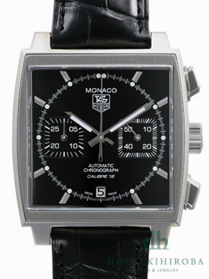モナコ クロノグラフ キャリバー12 Ref.CAW2110.FC6177 品 メンズ 腕時計