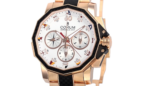 ✨CORUM✨コルム✨アドミラルズカップ✨クォーツ✨デイト✨コンビ✨腕時計✨ アドミラルズカップ チャレンジ44 スプリットセコンド クロノグラフ