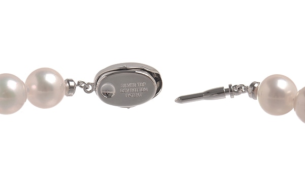オーロラ花珠パール チョーカー パール直径約9.0〜9.5mm